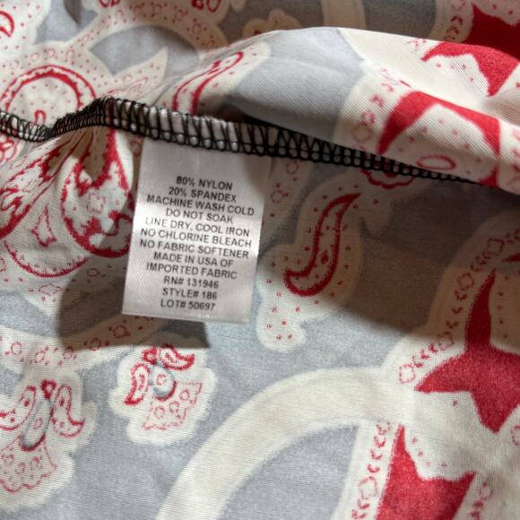 Jude Connally Shirt Dress Womens Large Black Red Floral Long Sleeves Button Up - Picture 6 of 8